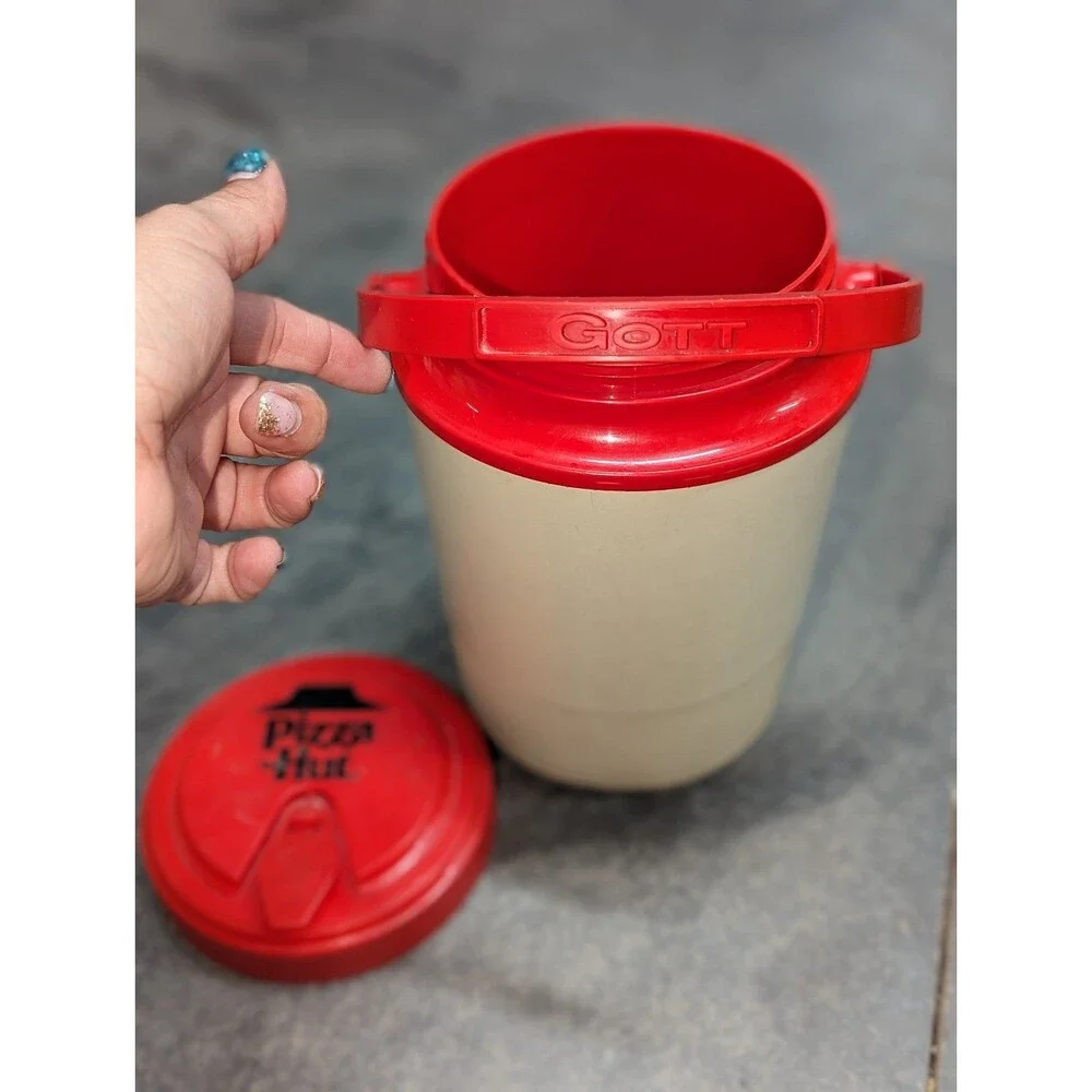 Vintage Pizza Hut‎ 1/2 Gallon Thermos Jug